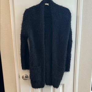 Altar’d State Cozy Black Cardigan